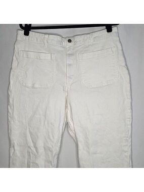 Chaps White Straight Leg Jeans Size 16